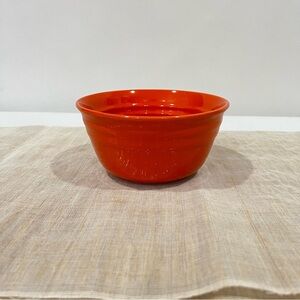 Rachael Ray Double Ridge Tangerine Orange Bowl Perfect For Cereal Or Soup Glazed